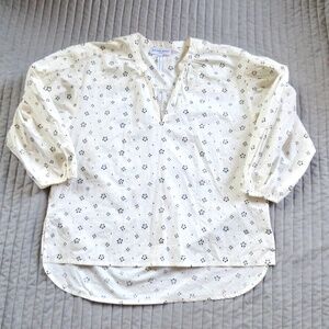 Apiece Apart Marit Cotton Tunic Blouse Top Shirt Size Medium